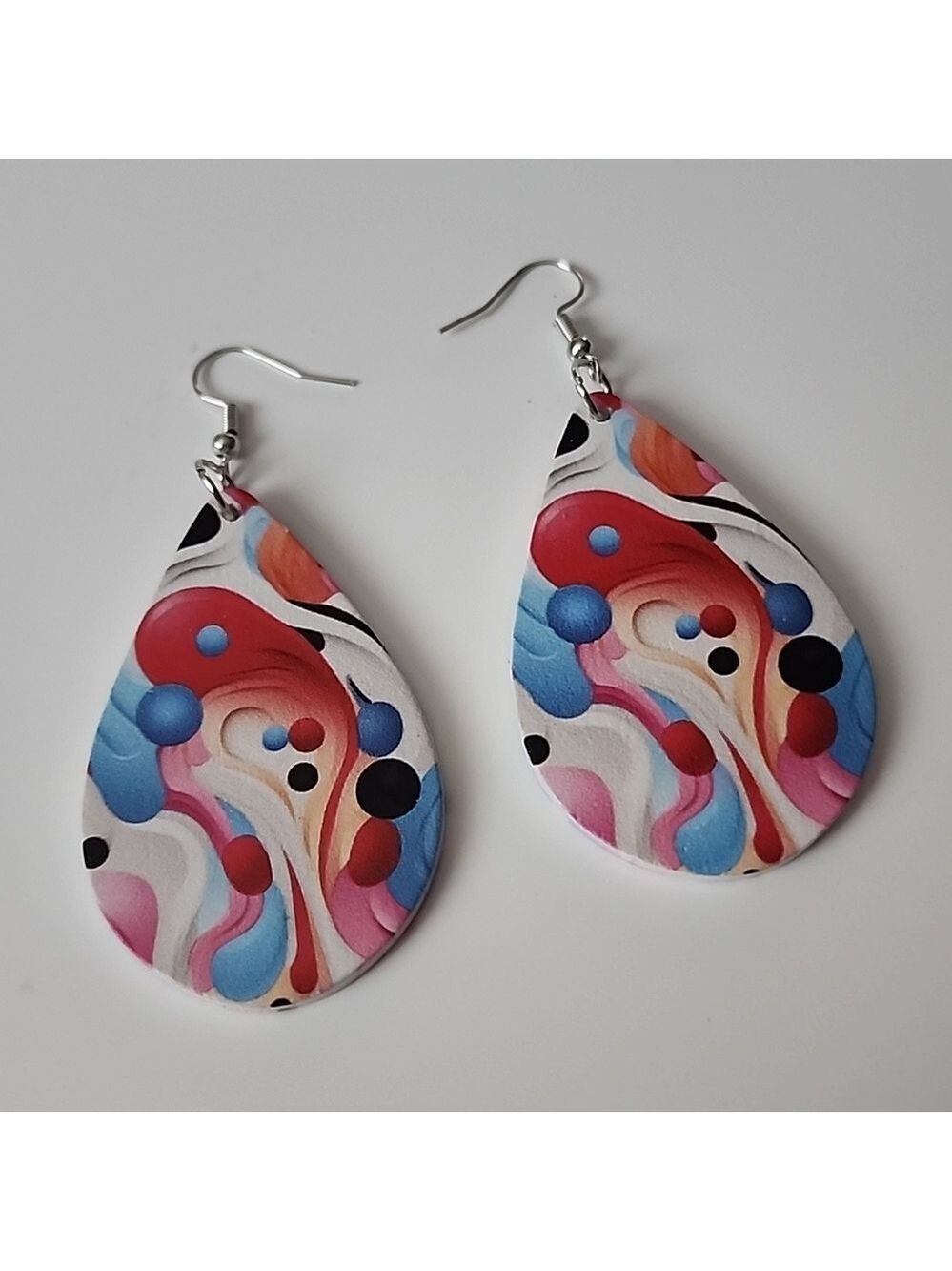 BOHO  Teardrop Hippie DESIGN EARRINGS DOUBLE SIDE